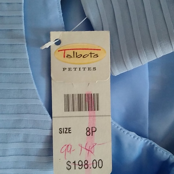Talbot's Petites Pure Silk Dress Set SZ 8P - Picture 7 of 8